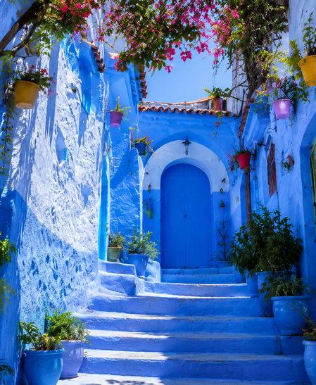 chefchaouen blue streets 449x547 1