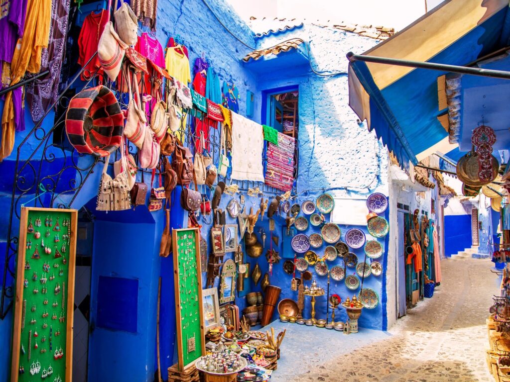 Tangier to Chefchaouen day trip with blue streets of Chefchaouen and Rif Mountains in Northern Morocco